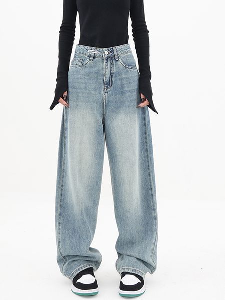 women's jeans jeans women denim pants high waisted patchwork full length korean high street comfortable wide leg y2k spring office lady, Blue
women's jeans jeans women denim pants high waisted patchwork full length korean high street comfortable wide leg y2k spring office lady, Blue