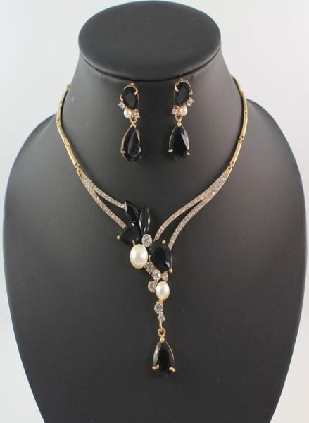 jewelry sets white pearl and black garnet 18k gold plated necklace earrings women wedding party set4132474, Silver
jewelry sets white pearl and black garnet 18k gold plated necklace earrings women wedding party set4132474, Silver