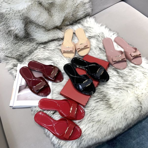 designer luxury women sandals butterfly slippers summer beach flat bottom lacquer leather sandals fashion outwear size 35-41, Black
designer luxury women sandals butterfly slippers summer beach flat bottom lacquer leather sandals fashion outwear size 35-41, Black