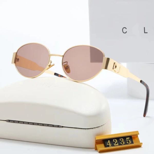 

Luxury designer sunglasses for women retro women's round sunglasses, women's small frame CEL oval sunglasses UV400 sun shading men's glasses