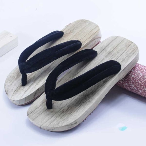 men style round toe shoes cosplay traditional wooden flip flops oriental sandals sauna indoor slipper, Black
men style round toe shoes cosplay traditional wooden flip flops oriental sandals sauna indoor slipper, Black