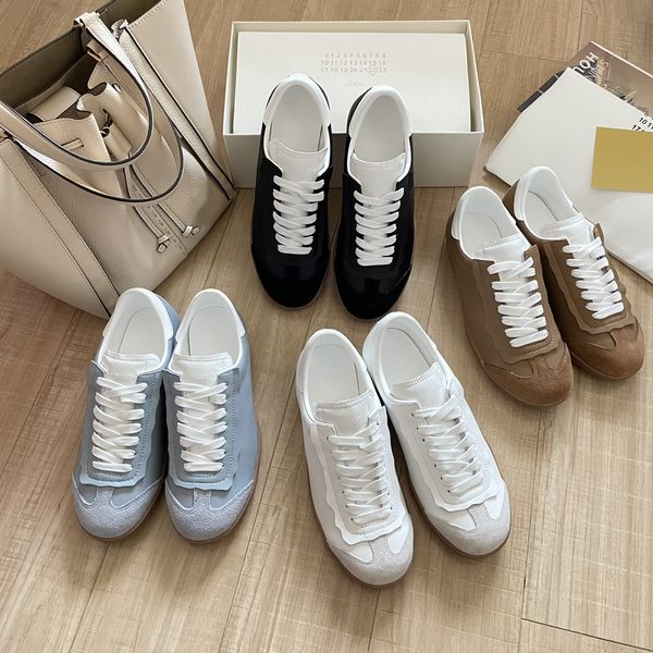 2023 men women branded shoes mm6 margiela trainers suede leather lace up loafers platform rubber trainer flat running shoe gat german army t
2023 men women branded shoes mm6 margiela trainers suede leather lace up loafers platform rubber trainer flat running shoe gat german army t