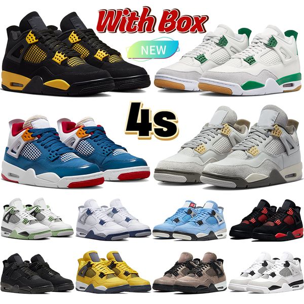 with box jumpman basketball shoes 4 4s thunder pine green seafoam pn dust military black midnight navy mens sneakers university blue shimmer
with box jumpman basketball shoes 4 4s thunder pine green seafoam pn dust military black midnight navy mens sneakers university blue shimmer