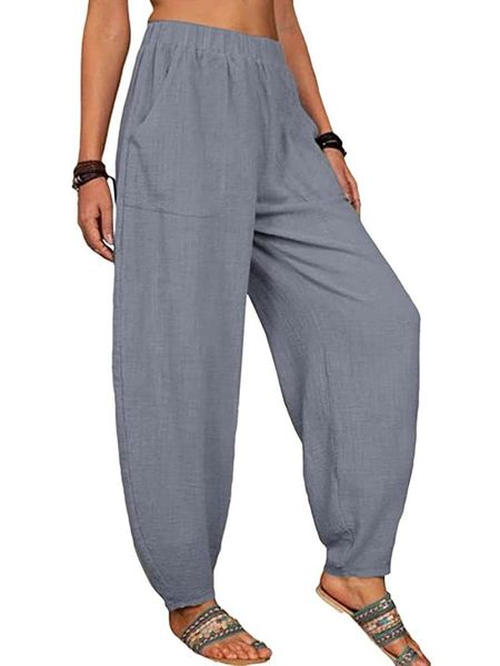 capris cotton linen pants women fashion solid color high waist loose harem trousers vintage casual lady oversize wideleg long pants, Black;white
capris cotton linen pants women fashion solid color high waist loose harem trousers vintage casual lady oversize wideleg long pants, Black;white
