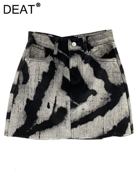 skirts deat fashion women's denim skirt hiugh waist tie-dyed printed burr above knee streetwear skirts spring trendy 17a2006h 230519, Black
skirts deat fashion women's denim skirt hiugh waist tie-dyed printed burr above knee streetwear skirts spring trendy 17a2006h 230519, Black