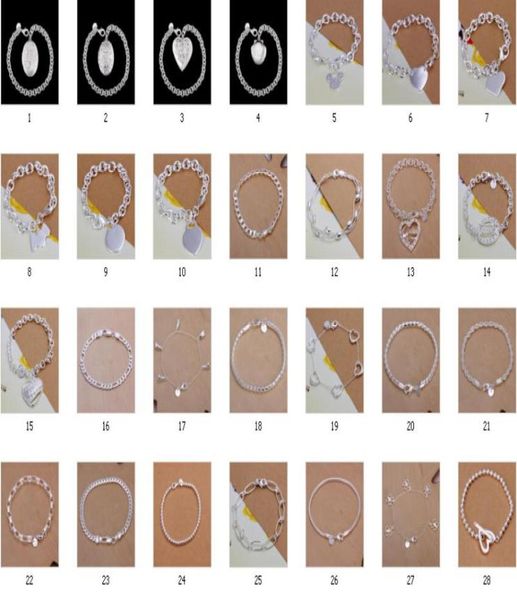 50pcslot mix 50 style plated 925 sterling silver plated fashion bracelets women girl jewelry8194236, Black
50pcslot mix 50 style plated 925 sterling silver plated fashion bracelets women girl jewelry8194236, Black