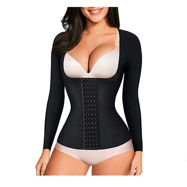 women's shapers shapewear waist trainer corset wrap corset tummy control vest woman upper arm shaper slimming compression shaper 23051, Black;white
women's shapers shapewear waist trainer corset wrap corset tummy control vest woman upper arm shaper slimming compression shaper 23051, Black;white
