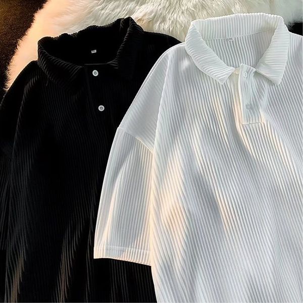 men's polos summer modal casual polo shirts for men korean fashion short sleeve camisas polo t-shirt street striped chemise homme cloth, White;black
men's polos summer modal casual polo shirts for men korean fashion short sleeve camisas polo t-shirt street striped chemise homme cloth, White;black