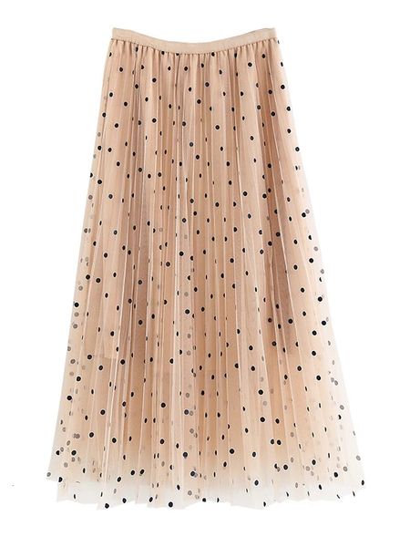 skirts spring summer ladies polka dot long skirt high waist casual loose pleated skirt female elastic waist maxi skirt 230519, Black
skirts spring summer ladies polka dot long skirt high waist casual loose pleated skirt female elastic waist maxi skirt 230519, Black