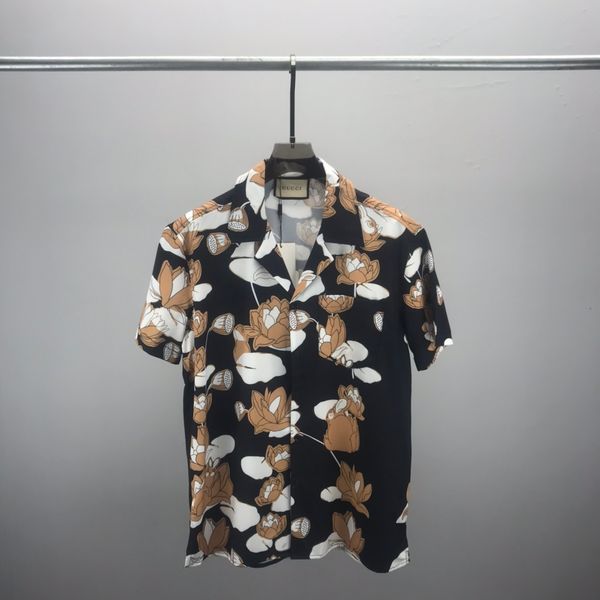 men's designer shirt summer short sleeve casual button up shirt printed bowling shirt beach style breathable t-shirt clothing #62, White;black
men's designer shirt summer short sleeve casual button up shirt printed bowling shirt beach style breathable t-shirt clothing #62, White;black