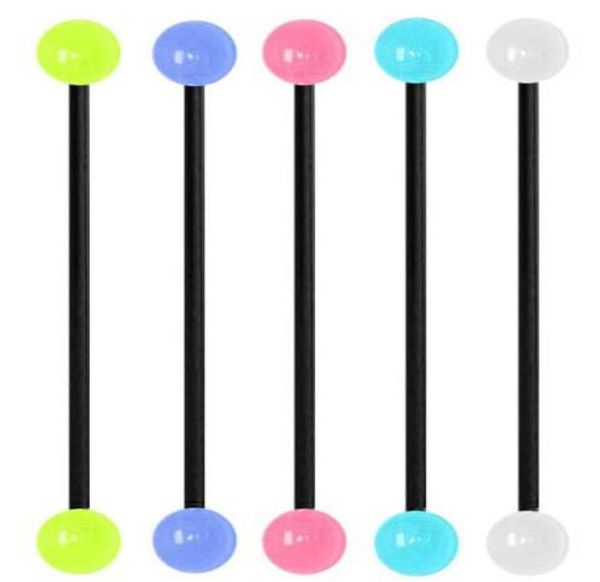 tongue barbell t15 100pcslot mix 5 color piercing body jewelry glow in the dark fake tongue ring industrial piercing barbell4342672, Silver
tongue barbell t15 100pcslot mix 5 color piercing body jewelry glow in the dark fake tongue ring industrial piercing barbell4342672, Silver