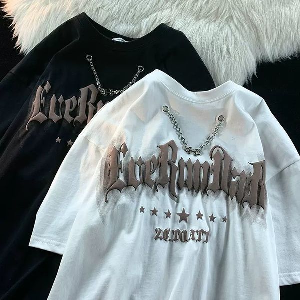 mens tshirts cotton short sleeved tshirt men and women design sense large size necklace loose round neck foam letter couple harajuku 230518, White;black
mens tshirts cotton short sleeved tshirt men and women design sense large size necklace loose round neck foam letter couple harajuku 230518, White;black