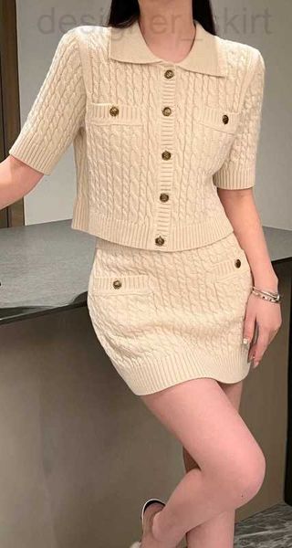 two piece dress designer 2023 new spring suer women's pie sets fashion short skirt womens knitting suit casual coat irthday mother', White
two piece dress designer 2023 new spring suer women's pie sets fashion short skirt womens knitting suit casual coat irthday mother', White