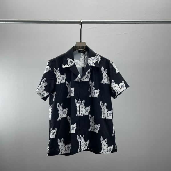 men's designer shirt summer short sleeve casual button up shirt printed bowling shirt beach style breathable t-shirt clothing #72, White;black
men's designer shirt summer short sleeve casual button up shirt printed bowling shirt beach style breathable t-shirt clothing #72, White;black