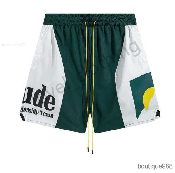 designers mens rhude shorts knee summer loose fitness sports beach streetwears fashion pants contrast color stitching luxury clothing size s, White;black
designers mens rhude shorts knee summer loose fitness sports beach streetwears fashion pants contrast color stitching luxury clothing size s, White;black