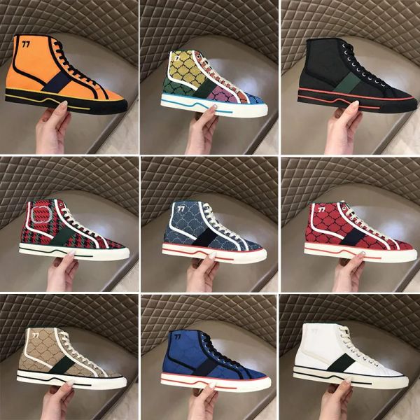 italian luxury tennis casual shoes 1977 canvas letter high-women's green red stripe designer rubber sole stretch cot gg''snea, Black
italian luxury tennis casual shoes 1977 canvas letter high-women's green red stripe designer rubber sole stretch cot gg''snea, Black