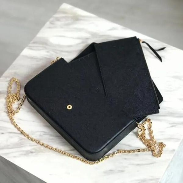 luxury designer woman bag handbag shoulder bags original box purse embossed patterns flowers letters card slot three in one, Red;black
luxury designer woman bag handbag shoulder bags original box purse embossed patterns flowers letters card slot three in one, Red;black