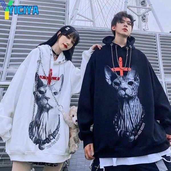 yiciya women's hoodies autumn and winter men's women's lovers' national fashion necklace hip hop plush loose hooded swea, Black
yiciya women's hoodies autumn and winter men's women's lovers' national fashion necklace hip hop plush loose hooded swea, Black