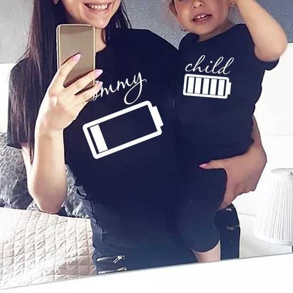 family matching outfits 1 funny battery family t-shirt matching mom son daughter short sleeve t-shirt printed battery fanily look matching t, Blue
family matching outfits 1 funny battery family t-shirt matching mom son daughter short sleeve t-shirt printed battery fanily look matching t, Blue
