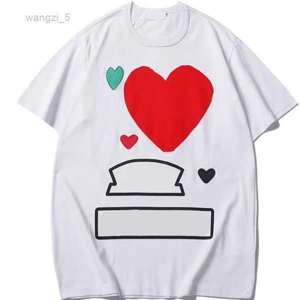 cdg fashion mens play t shirt designer red heart commes casual women shirts des badge garcons high quanlity tshirts cotton embroidery 6 ym3o, White;black
cdg fashion mens play t shirt designer red heart commes casual women shirts des badge garcons high quanlity tshirts cotton embroidery 6 ym3o, White;black