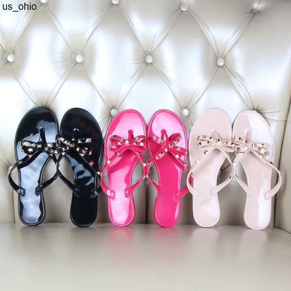 slippers new 2022 woman summer sandals slippers s big bowknot flip flops beach sandalias femininas flat jelly designer sandals j230520, Black
slippers new 2022 woman summer sandals slippers s big bowknot flip flops beach sandalias femininas flat jelly designer sandals j230520, Black
