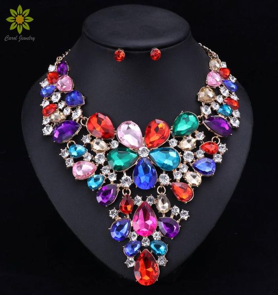 7colors fashion women wedding necklaces sets vintage big flower crystal choker necklace earrings pendants jewelry sets7277908, Slivery;golden
7colors fashion women wedding necklaces sets vintage big flower crystal choker necklace earrings pendants jewelry sets7277908, Slivery;golden