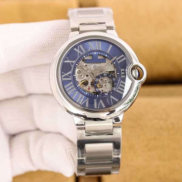 mens watch automatic mechanical watches sapphire 42mm classic business wristwatch waterproof swimming montre de luxe, Slivery;brown
mens watch automatic mechanical watches sapphire 42mm classic business wristwatch waterproof swimming montre de luxe, Slivery;brown
