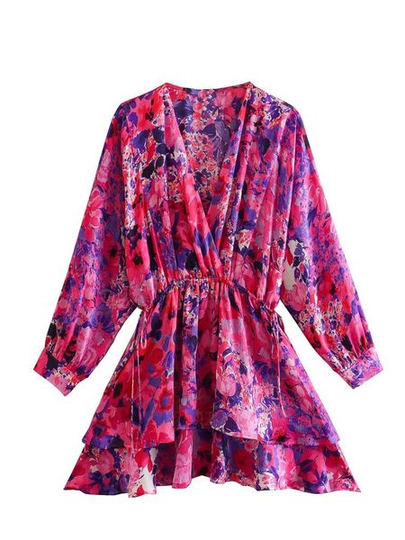 basic casual dresses yenkye women v neck floral print double layer ruffles a line mini dress vintage elastic waist female casual loose vesti, Black;gray
basic casual dresses yenkye women v neck floral print double layer ruffles a line mini dress vintage elastic waist female casual loose vesti, Black;gray