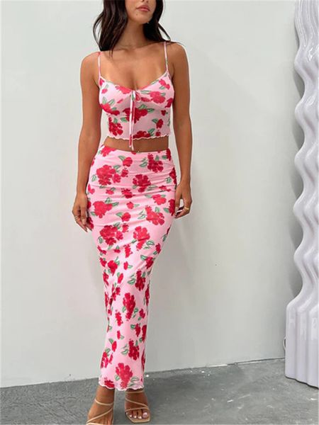 two piece dress hirigin women summer 2 sets floral v neck camisole and high waist long skirt beach outfits y2k streetwear 230518, White
two piece dress hirigin women summer 2 sets floral v neck camisole and high waist long skirt beach outfits y2k streetwear 230518, White