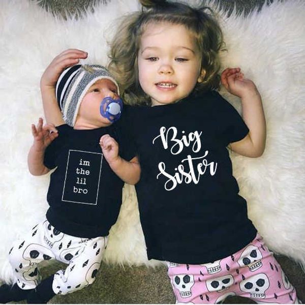 family matching outfits 1 im the lil bro and big sister 2020 casual children's t-shirt family matching t-shirt short sleeve summer t-sh, Blue
family matching outfits 1 im the lil bro and big sister 2020 casual children's t-shirt family matching t-shirt short sleeve summer t-sh, Blue