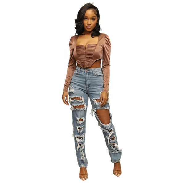 jeans 2022 summer fashion easy matched hole ripped jeans women high waisted loose casual wide leg boyfriend jeans denim pants trousers, Blue
jeans 2022 summer fashion easy matched hole ripped jeans women high waisted loose casual wide leg boyfriend jeans denim pants trousers, Blue