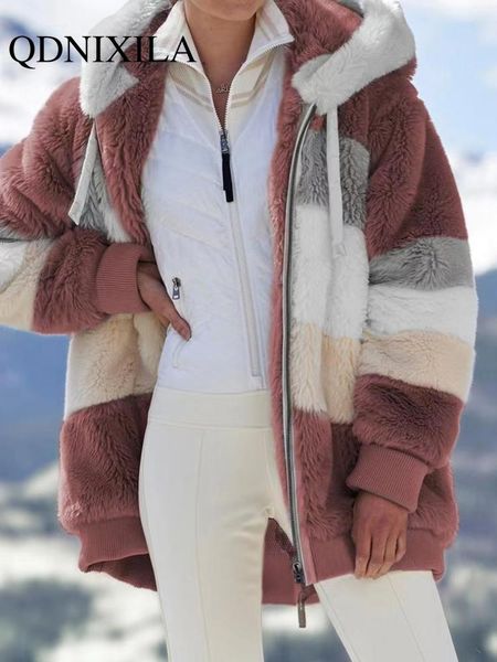 fur winter coat for women oversize long teddy bear coat warm thickening fleece faux fur coats winter jacket women long sleeve top, Black
fur winter coat for women oversize long teddy bear coat warm thickening fleece faux fur coats winter jacket women long sleeve top, Black