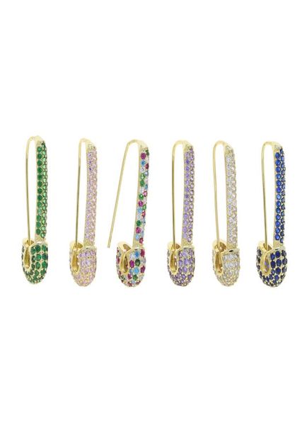 whole rainbow colorful wedding earring paved white pink green blue cz unique paperclip safety pin stud earings women fashion j3864500, Golden;silver
whole rainbow colorful wedding earring paved white pink green blue cz unique paperclip safety pin stud earings women fashion j3864500, Golden;silver
