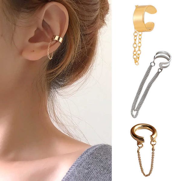 charm lats simple fashion punk chain ear cuff for women clip on earrings gold color ear cuff non-piercing earring trendy jewelry gift aa2305, Golden
charm lats simple fashion punk chain ear cuff for women clip on earrings gold color ear cuff non-piercing earring trendy jewelry gift aa2305, Golden