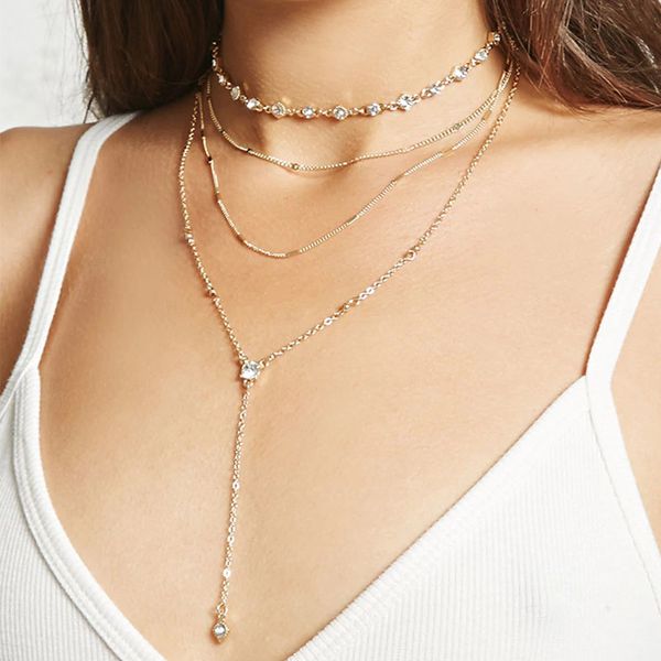 designer jewlery for women chains for women necklace new long tassel jewelry level diamond y-shaped necklace two groups simple handmade allo, Silver
designer jewlery for women chains for women necklace new long tassel jewelry level diamond y-shaped necklace two groups simple handmade allo, Silver