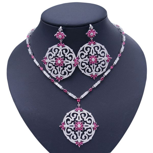 yulaili colored crystal zircon necklace earrings bracelet ring set noble ladies jewelry set, Black
yulaili colored crystal zircon necklace earrings bracelet ring set noble ladies jewelry set, Black