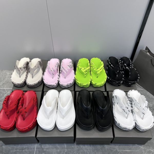 2023 platform chunky casual shoes mold slides knitted fabric b foam thong flip flops sports style slide black white pink green men's wo
2023 platform chunky casual shoes mold slides knitted fabric b foam thong flip flops sports style slide black white pink green men's wo