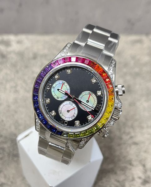 bp maker master mens watches 40mm 116599 116599rbow rainbow diamond bezel 7750 automatic movement working chronograph sapphire stainless ste, Slivery;brown
bp maker master mens watches 40mm 116599 116599rbow rainbow diamond bezel 7750 automatic movement working chronograph sapphire stainless ste, Slivery;brown