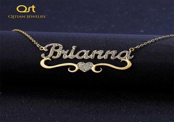 heart with personalized name necklace for women custom gold stainless steel blingbling pendant personalise iced out necklace 220118006260, Silver
heart with personalized name necklace for women custom gold stainless steel blingbling pendant personalise iced out necklace 220118006260, Silver