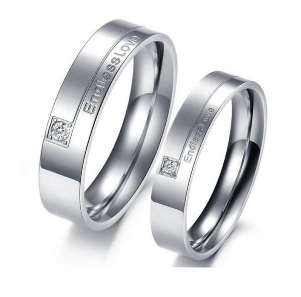 couples promise rings quotendless lovequot men women039s stainless steel engagement wedding band with shiny cz crystal inla4371365, Silver
couples promise rings quotendless lovequot men women039s stainless steel engagement wedding band with shiny cz crystal inla4371365, Silver