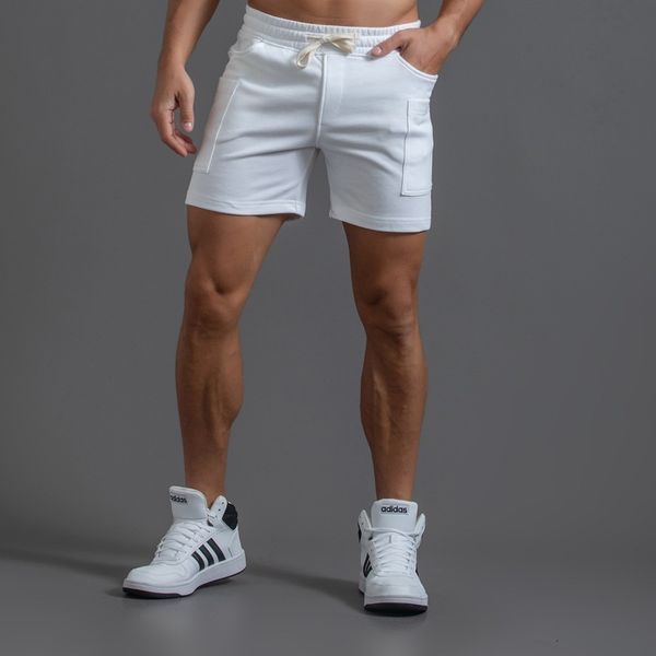 men's shorts white track shorts men training elastic waist knee length sweat shorts joggers men summer workout fitness gym shorts with, White;black
men's shorts white track shorts men training elastic waist knee length sweat shorts joggers men summer workout fitness gym shorts with, White;black