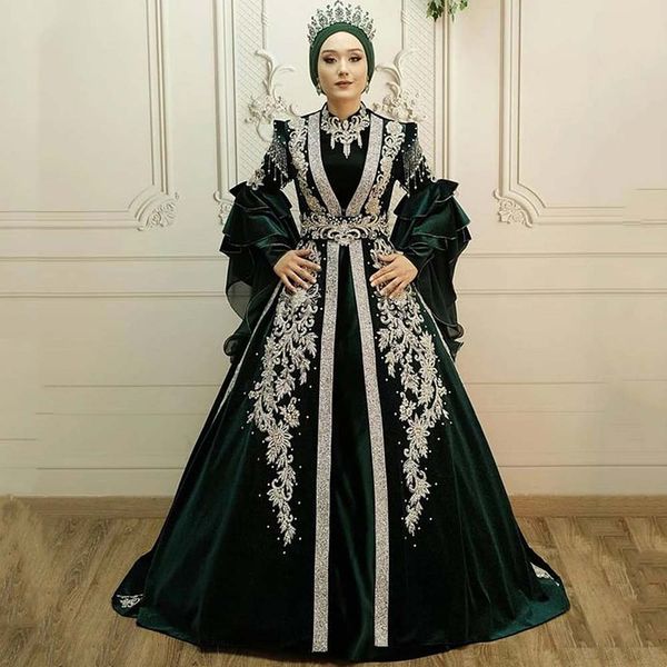 hunter green ball gown muslim evening dresses beading appliques kaftan turkey formal gowns velvet long sleeve mariage bride formal wear, Black;red
hunter green ball gown muslim evening dresses beading appliques kaftan turkey formal gowns velvet long sleeve mariage bride formal wear, Black;red