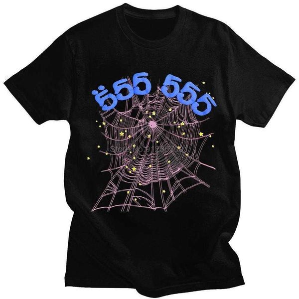 mens tshirts vintage printing sp5der 555555 angel number t shirt men women quality spider web pattern tshirt tees 230412, White;black
mens tshirts vintage printing sp5der 555555 angel number t shirt men women quality spider web pattern tshirt tees 230412, White;black