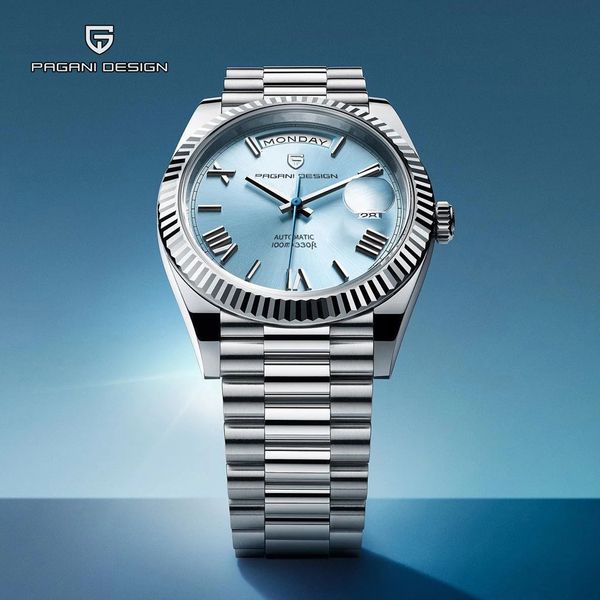 wristwatches 2023 pagani design men s watches mechanical automatic watch for men brand luxury sapphire stainless steel reloj hombre 230519, Slivery;brown
wristwatches 2023 pagani design men s watches mechanical automatic watch for men brand luxury sapphire stainless steel reloj hombre 230519, Slivery;brown