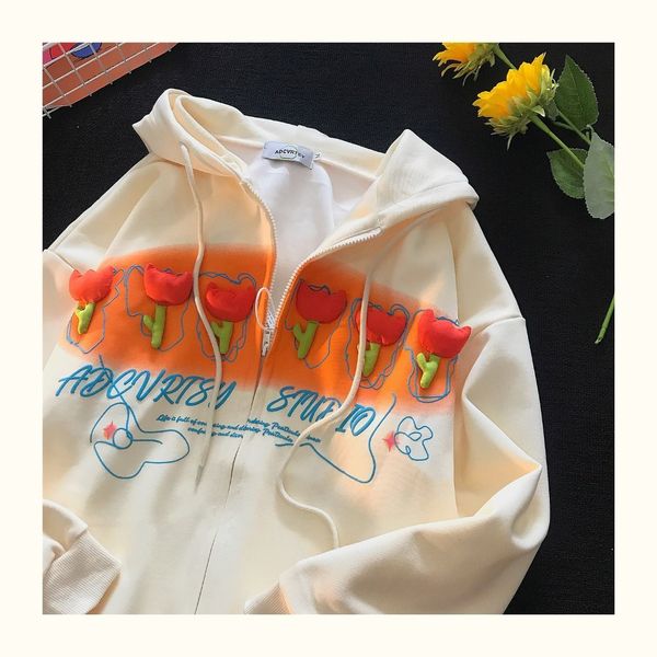 women's jackets solid tulip hoodies woman clothing y2k streetwear sweatshirt kawaii zip up hoodie long sleeve oversized couple harajuku, Black;brown
women's jackets solid tulip hoodies woman clothing y2k streetwear sweatshirt kawaii zip up hoodie long sleeve oversized couple harajuku, Black;brown