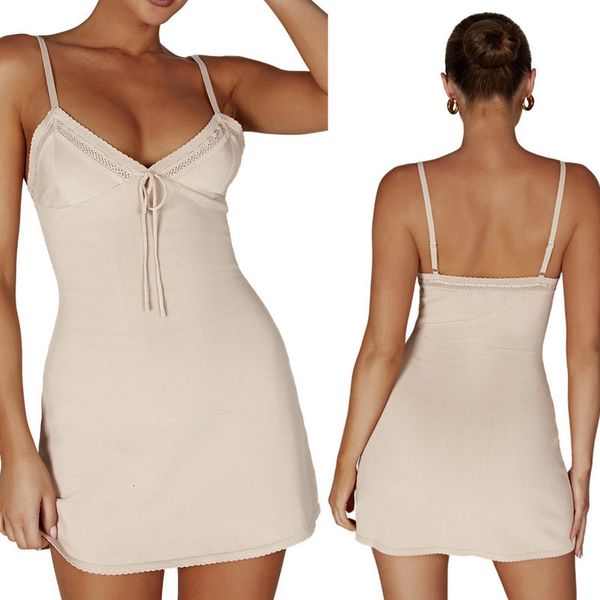 basic casual dresses women bodycon sling mini dress evening party summer clothes spaghetti straps vneck tieup slim dress club streetwear 230, Black;gray
basic casual dresses women bodycon sling mini dress evening party summer clothes spaghetti straps vneck tieup slim dress club streetwear 230, Black;gray