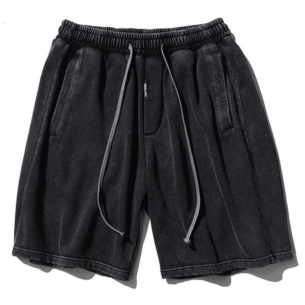 men's shorts summer distressed shorts men's japanese washed retro streetwear black loose casual drawstring elastic waist short 230, White;black
men's shorts summer distressed shorts men's japanese washed retro streetwear black loose casual drawstring elastic waist short 230, White;black