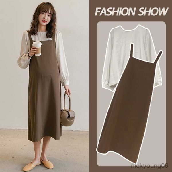 japanese maternity suit autumn long-sleeved chiffon dress fashion suspender skirt elegant versatile new formal pregnancy r230519, White
japanese maternity suit autumn long-sleeved chiffon dress fashion suspender skirt elegant versatile new formal pregnancy r230519, White