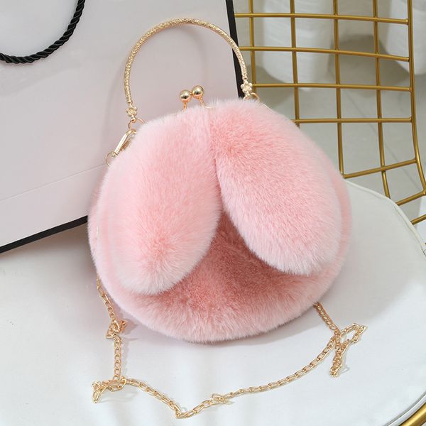 new rabbit ear bag portable plush chain bag women's bag cute rabbit one shoulder crossbody bag wallet
new rabbit ear bag portable plush chain bag women's bag cute rabbit one shoulder crossbody bag wallet