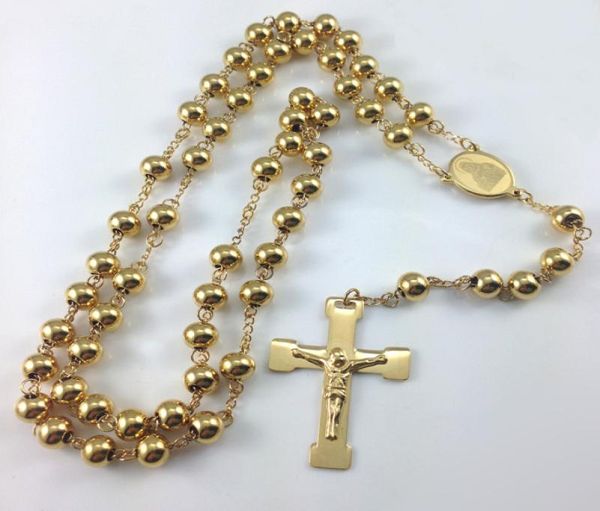 fashion jewelry stainless steel rosary necklace virgin cross of jesus pendant necklaces heavy gold color hip hop men jewelry7427664, Silver
fashion jewelry stainless steel rosary necklace virgin cross of jesus pendant necklaces heavy gold color hip hop men jewelry7427664, Silver